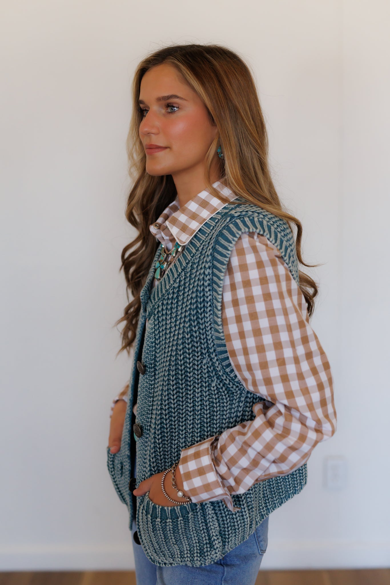 Corded Concho Vest