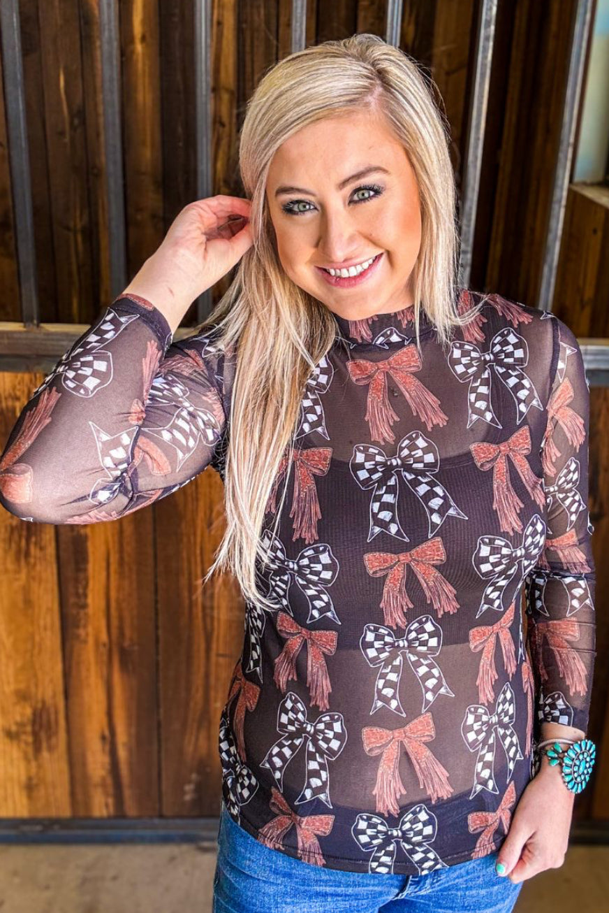 Just A Girl Mesh Top