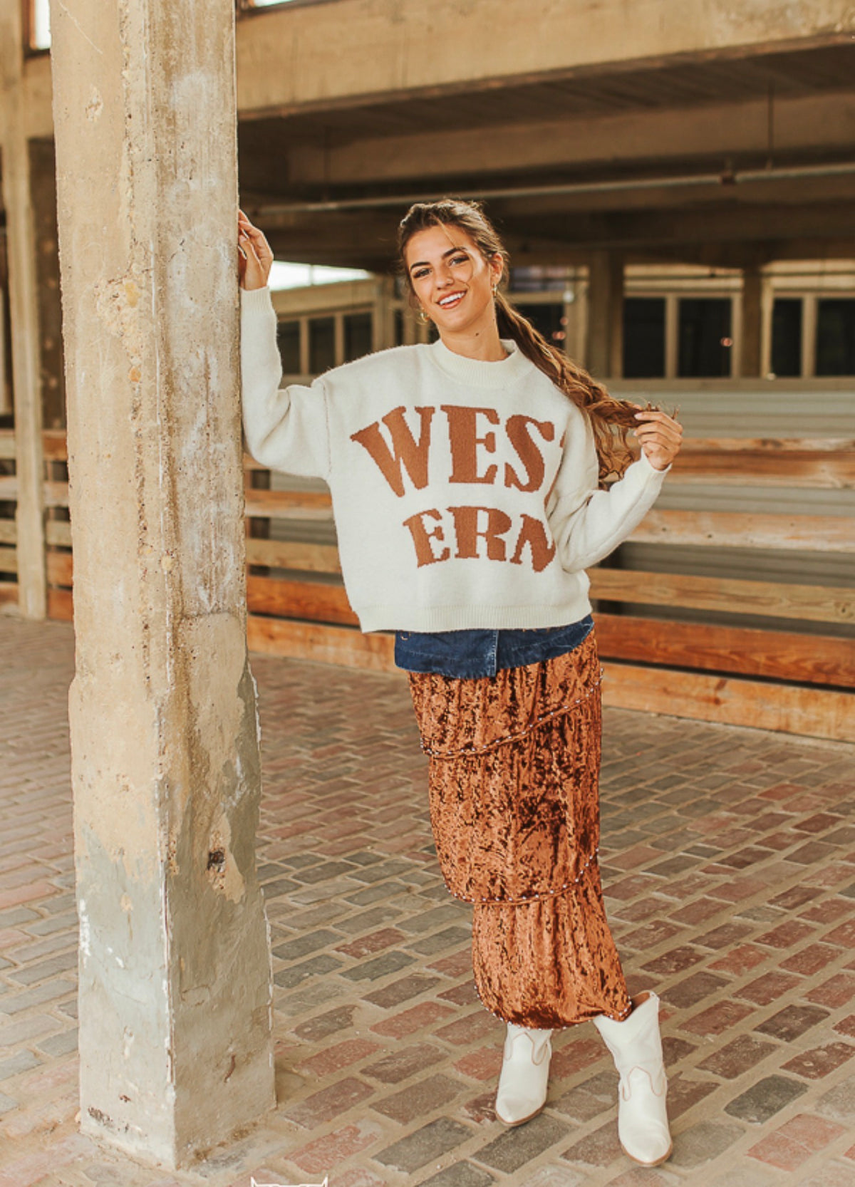 Western Vibes Sweater
