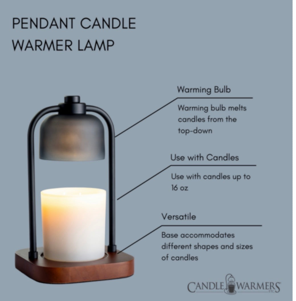 Pendant Candle Warmer Lantern Black