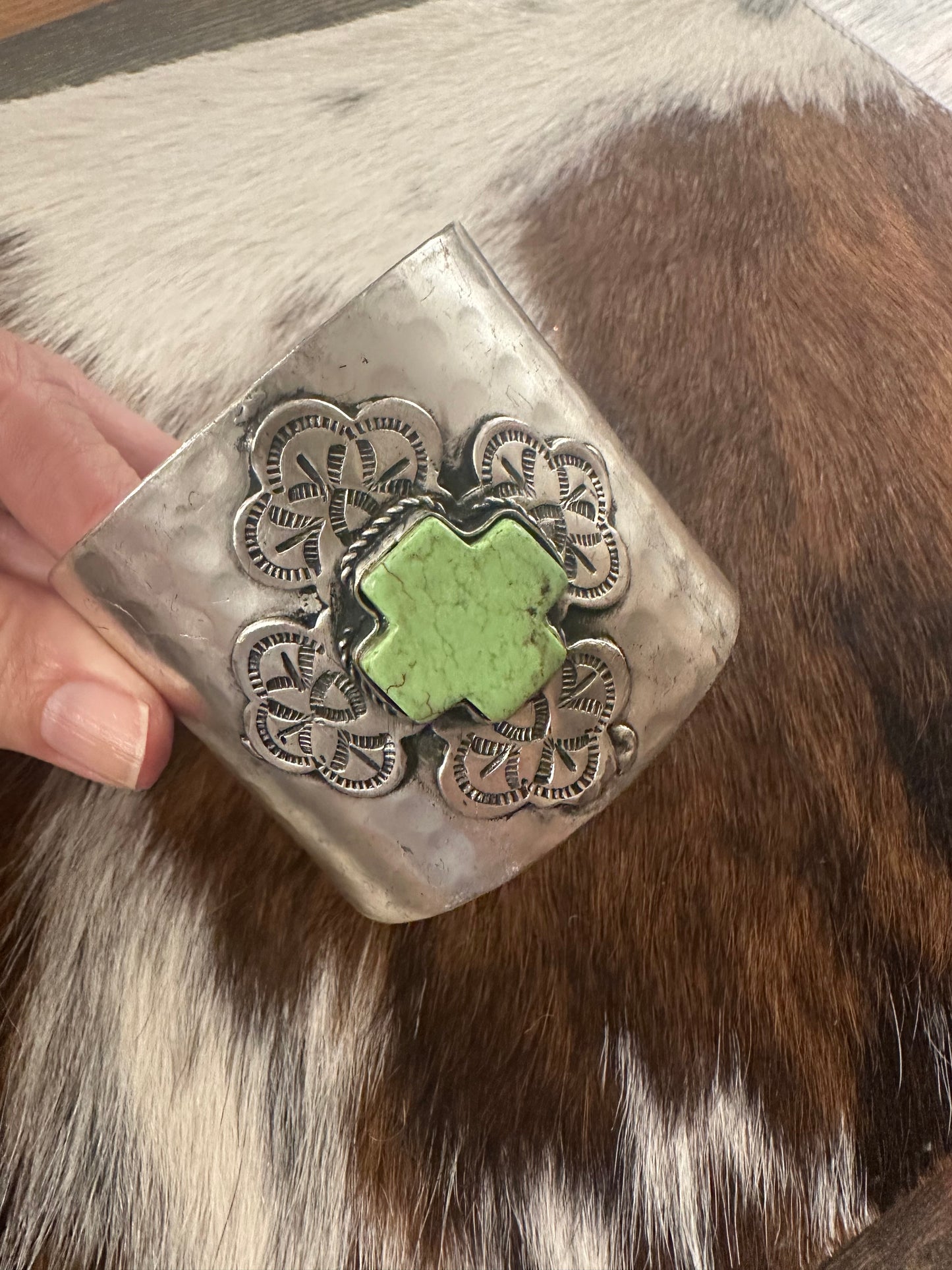 Green Cross Cuff