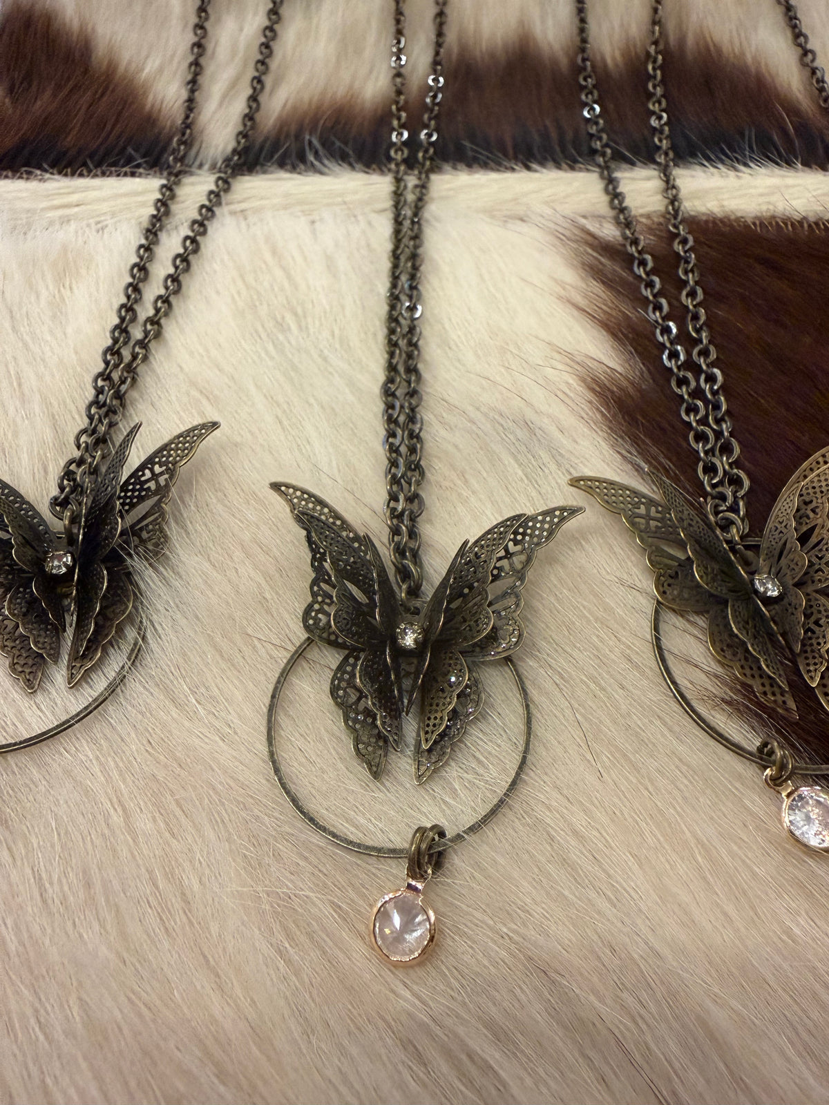 Lace Butterfly Necklace