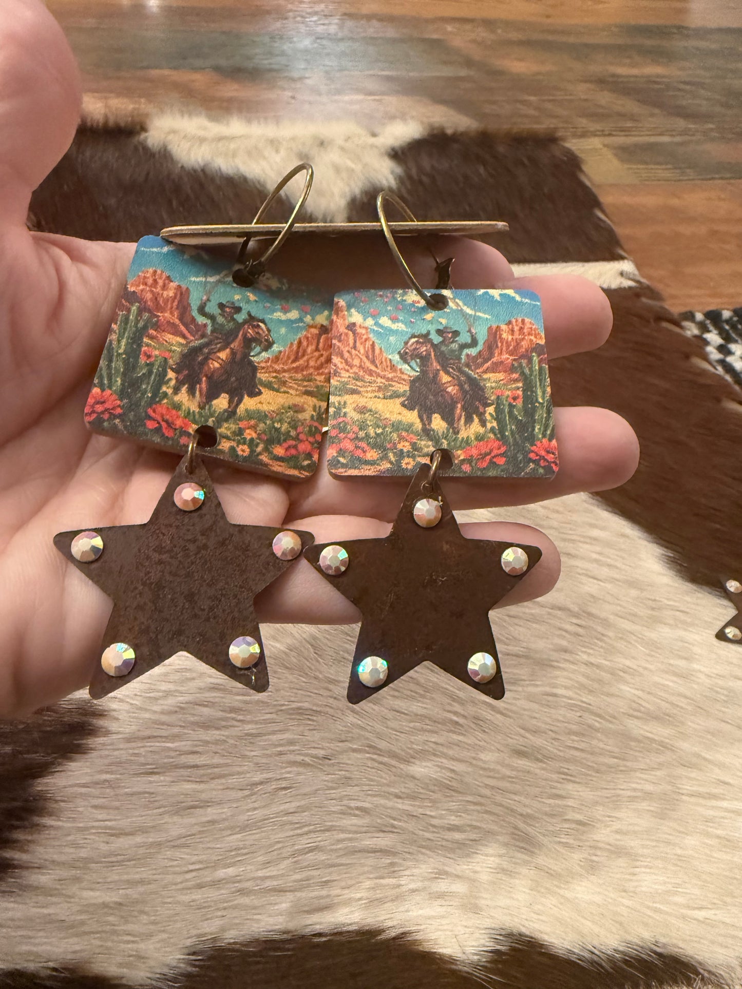 Cowboy Stars Earrings