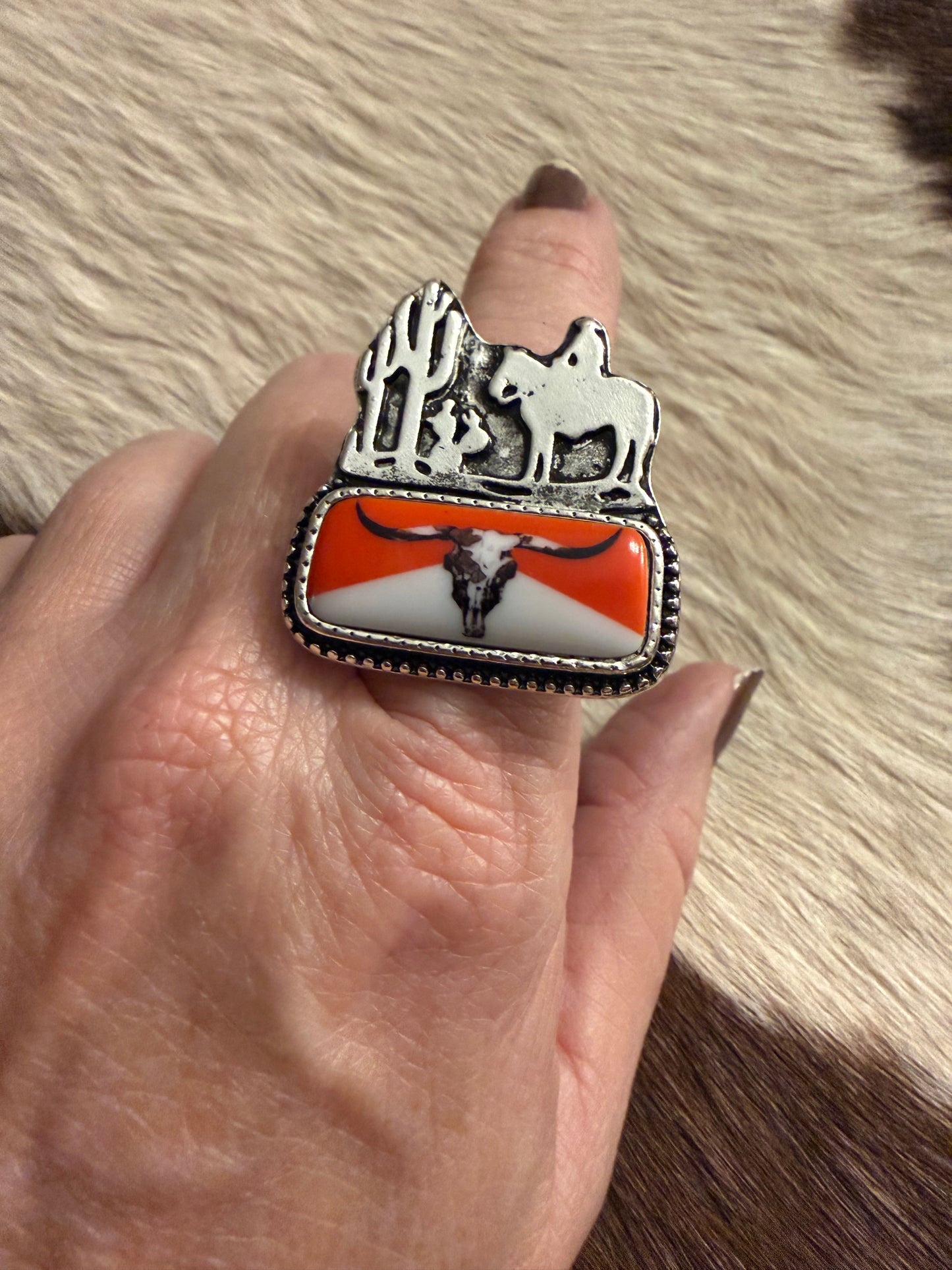 Steer Cowboy Ring