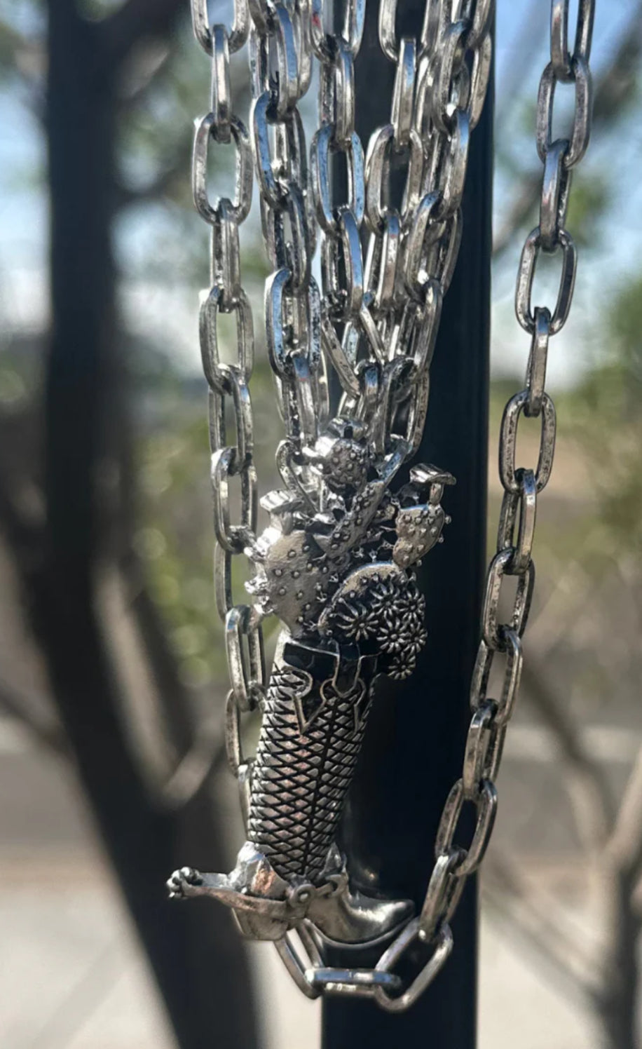 Head Over Boots Necklace