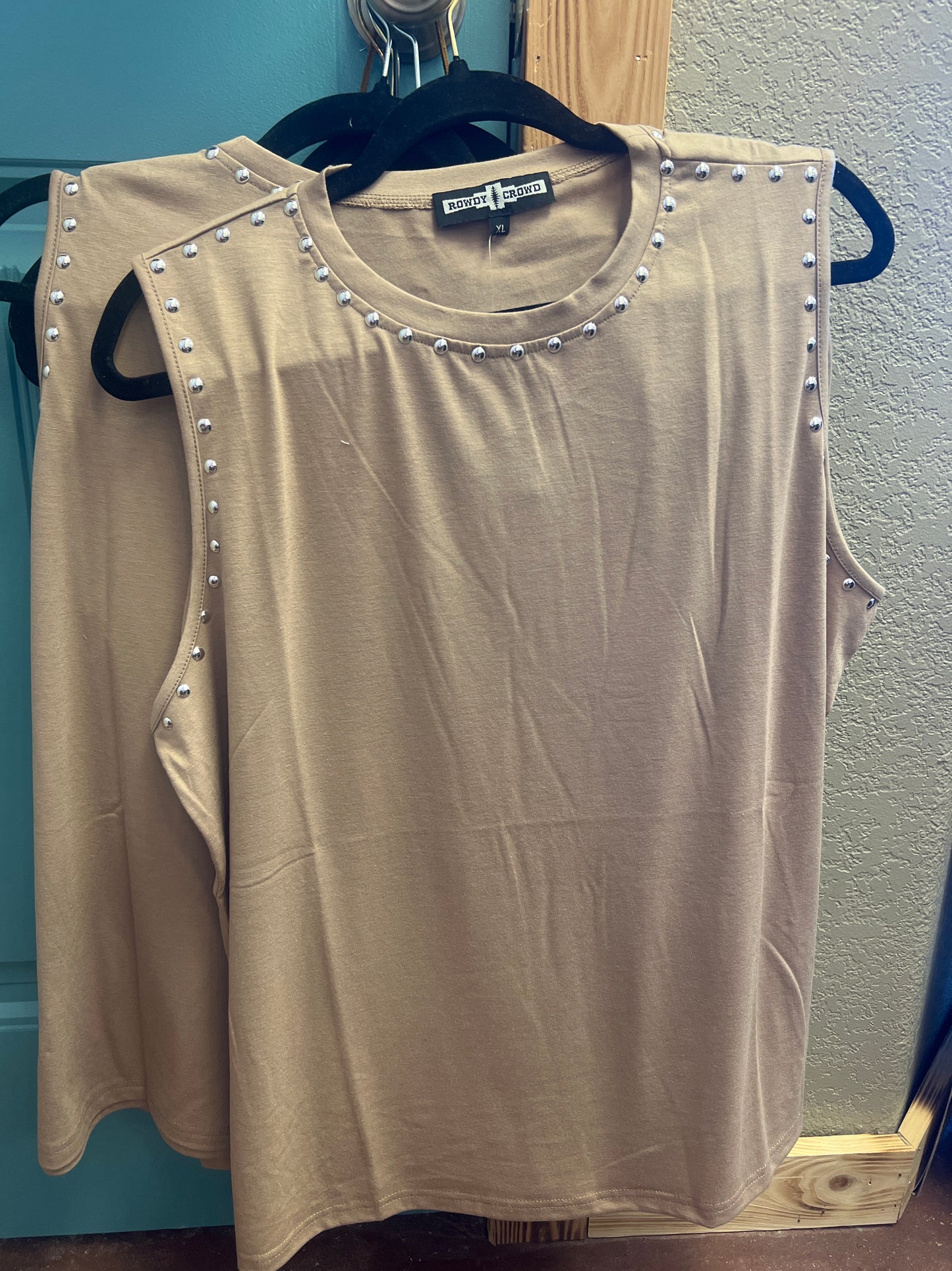 Rowdy Crowd Studded Tank