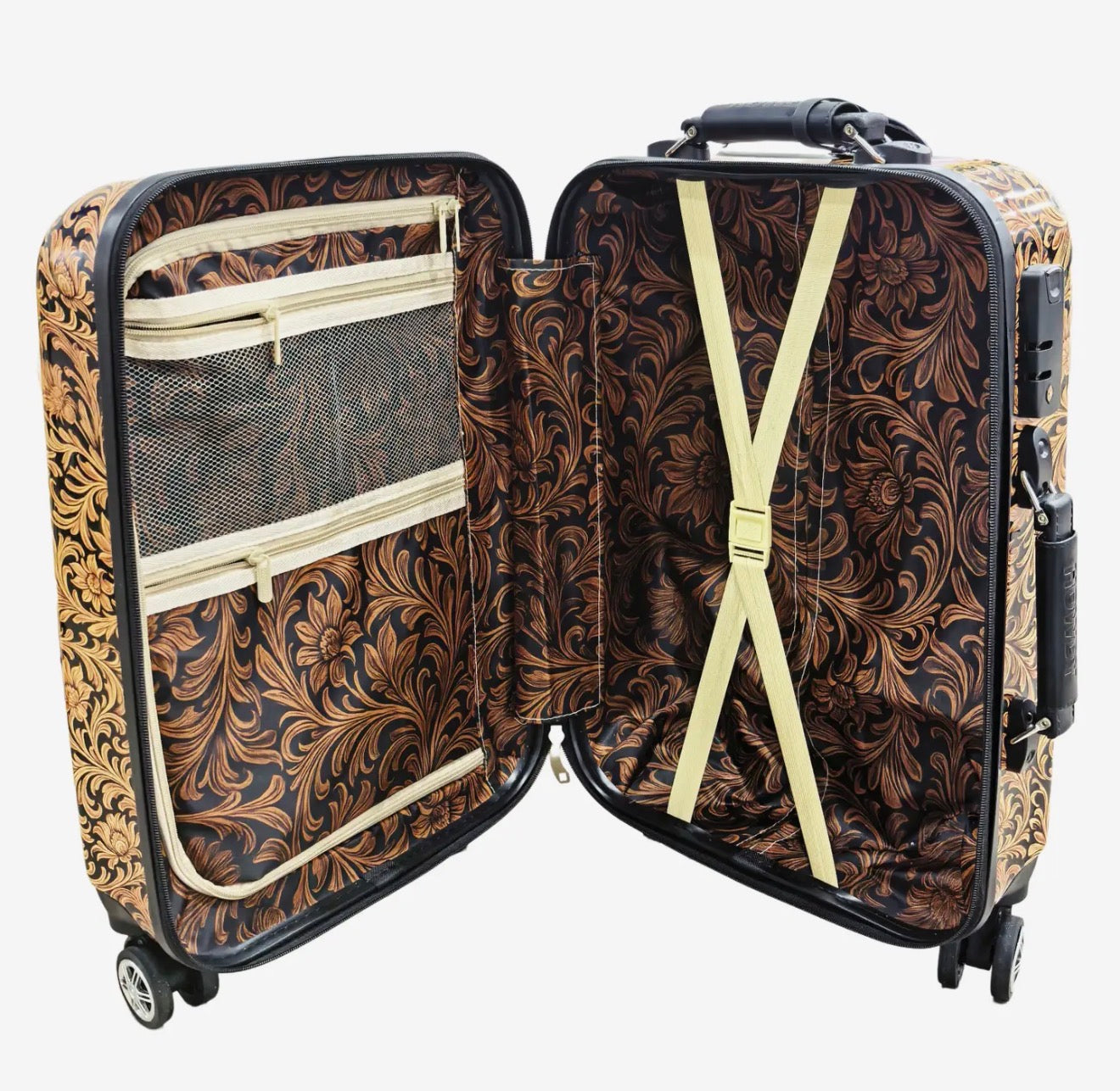 Western Print Luggage Set