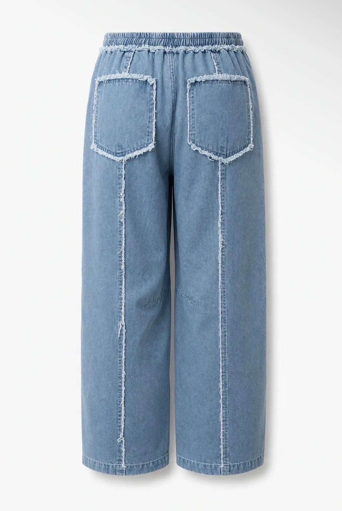 Western Embroidered Tie Waist Pants