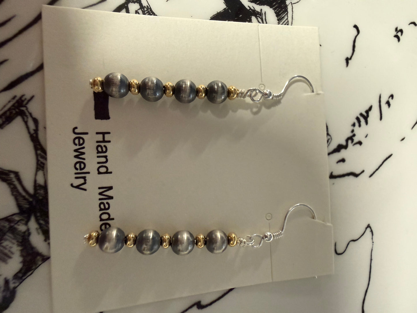 The Rustic Edge Earrings