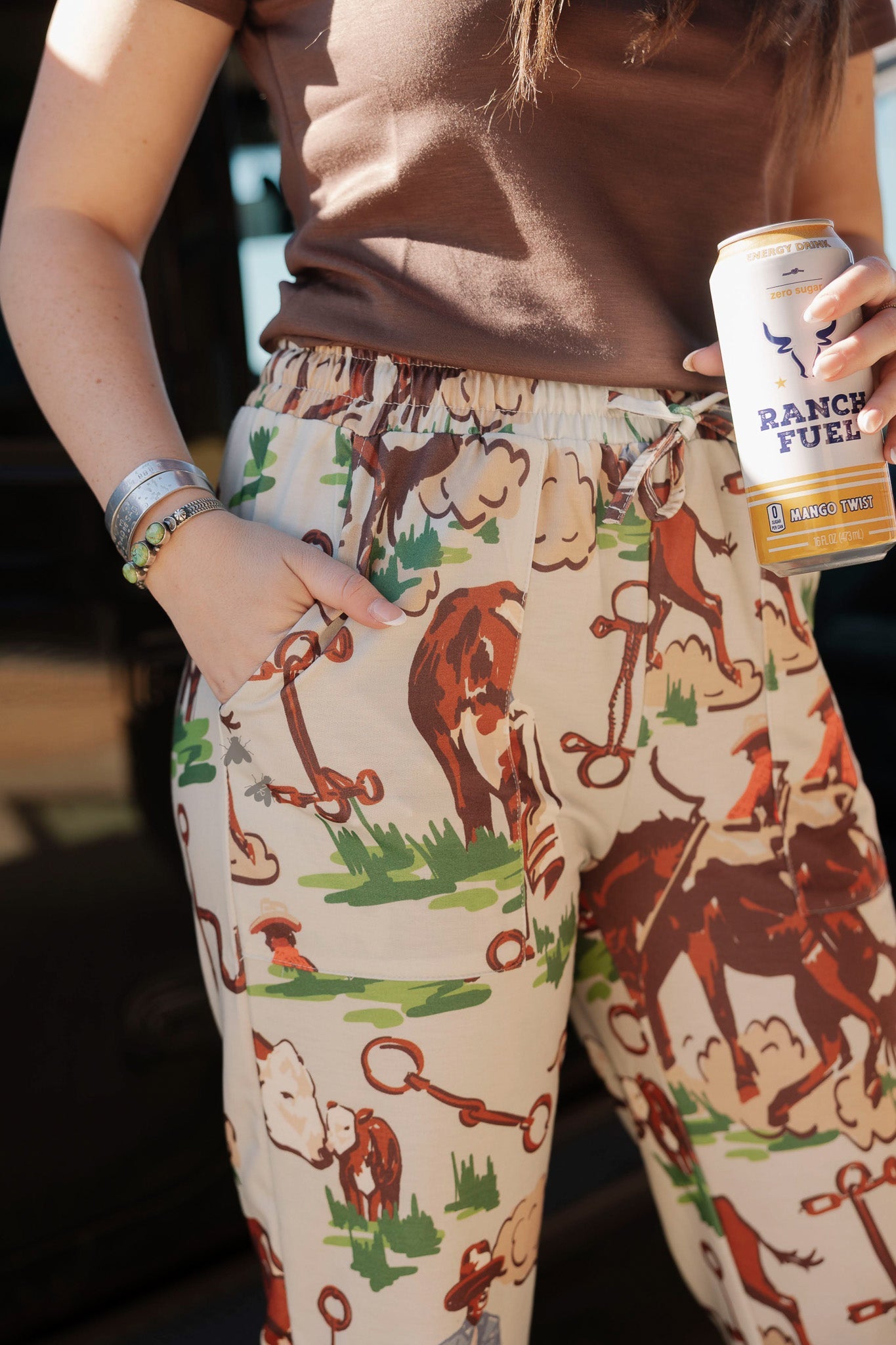 Vintage Ranch Joggers *Bark