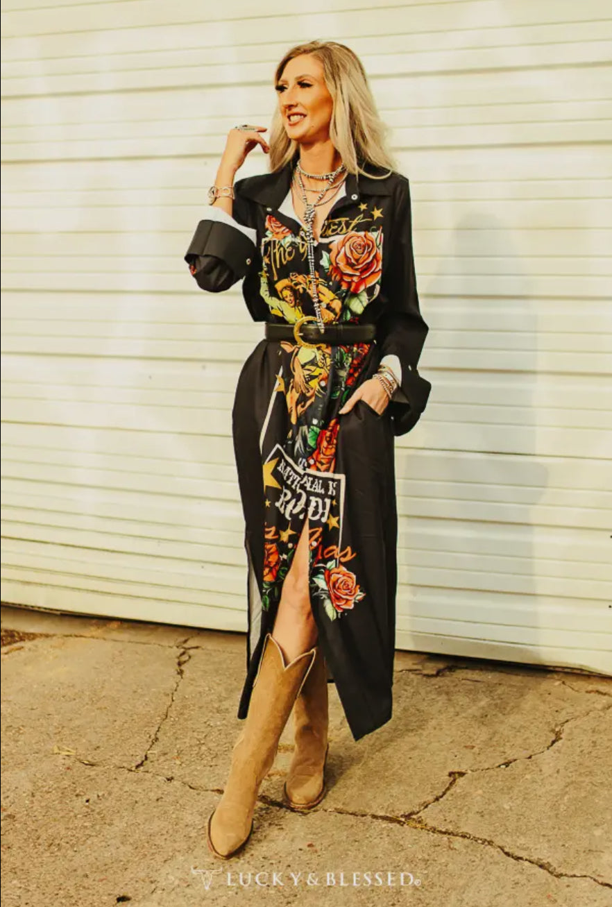 Black Dress With Brown Cowboy Boots Black Dress With Brown Cowboy