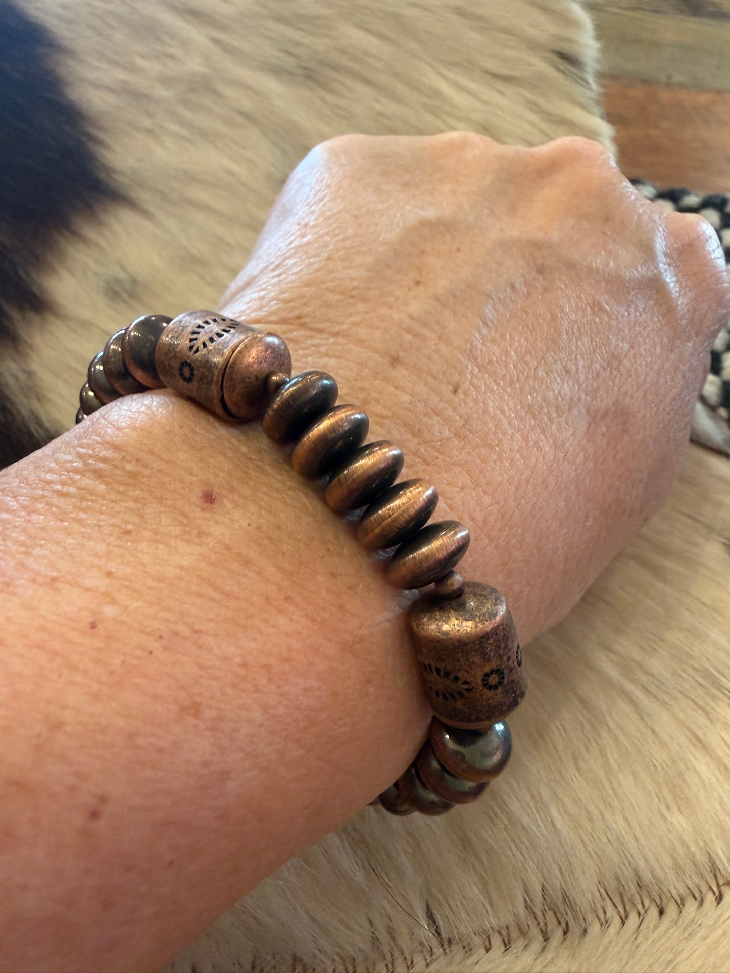 Carter Copper Bracelet - Stretch