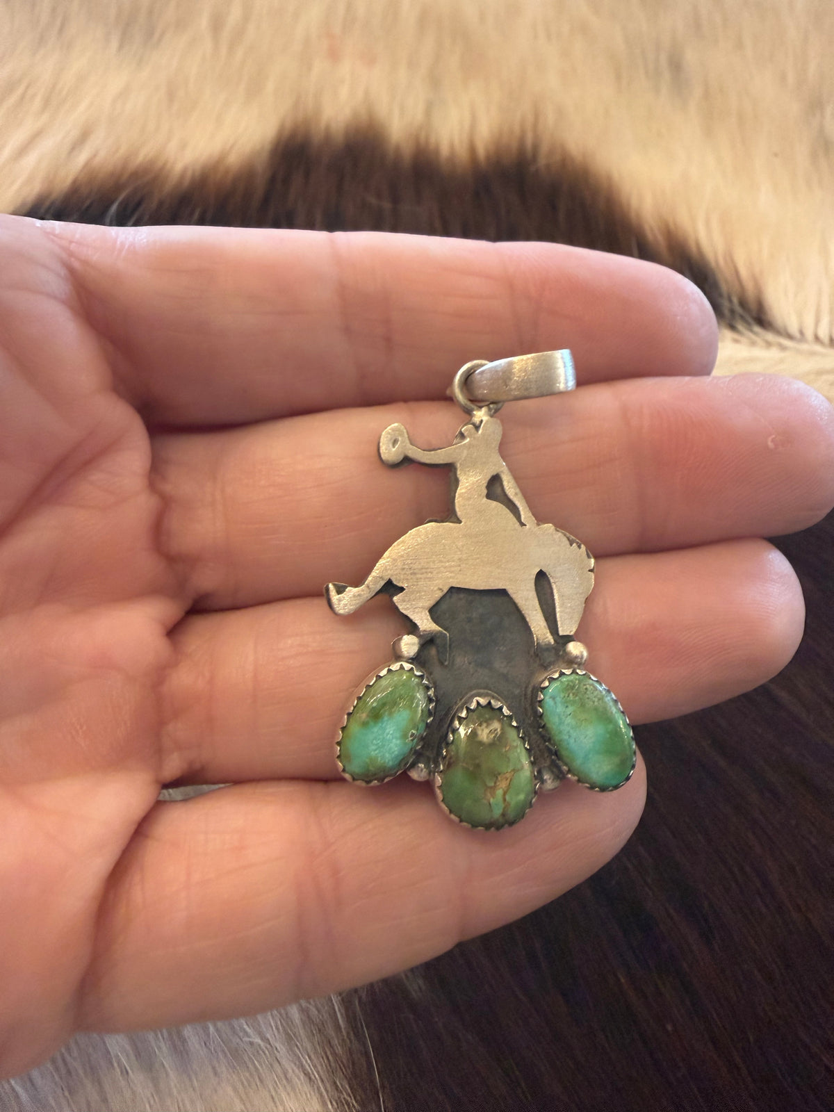 Sonoran Gold Bronc Pendant