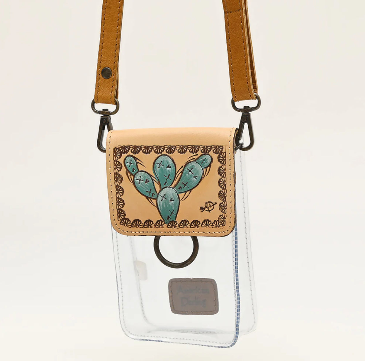 Clear Western Leather Bag