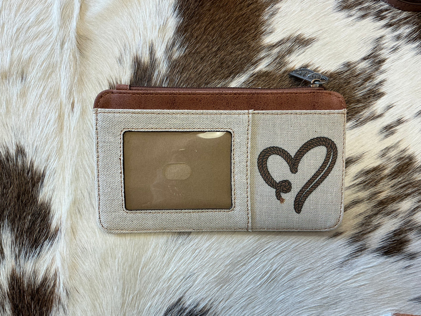 Rope Heart Mini Card Wallet
