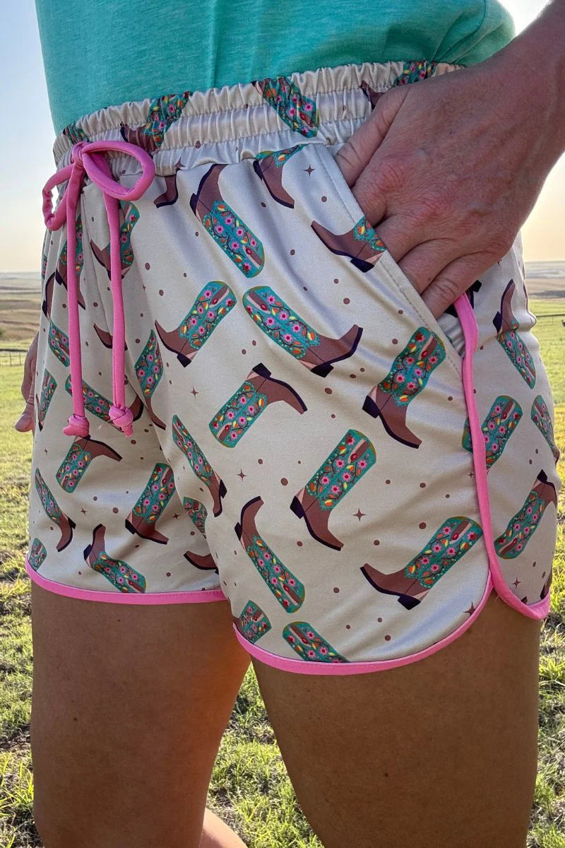 BETTER IN BOOTS SHORTS