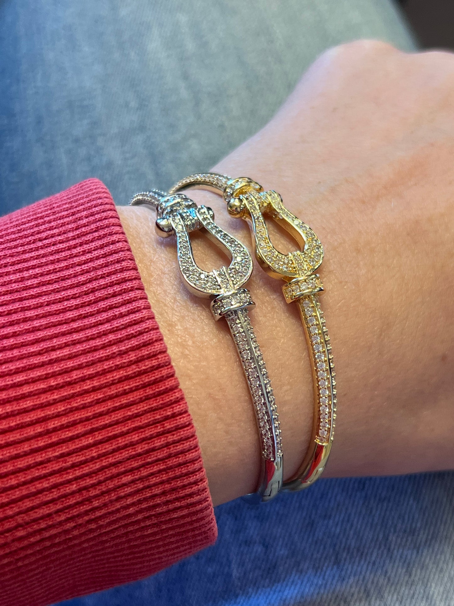 Saddle Up Rhinestone Bracelet