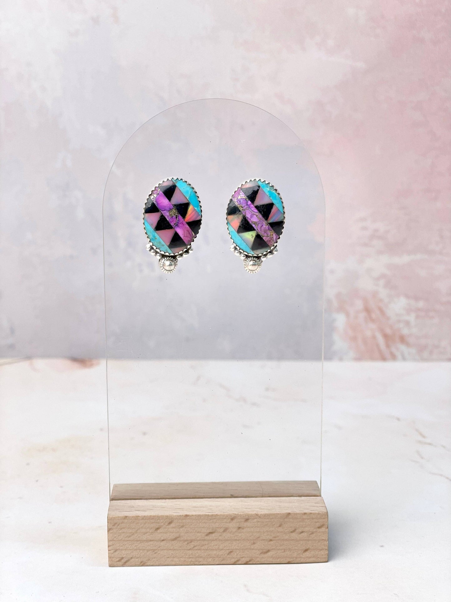 Aztec Multi Colored Studs