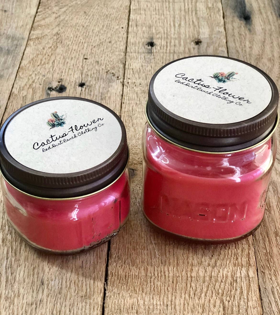 Candle RDR Cactus Flower Mason Jar Candle