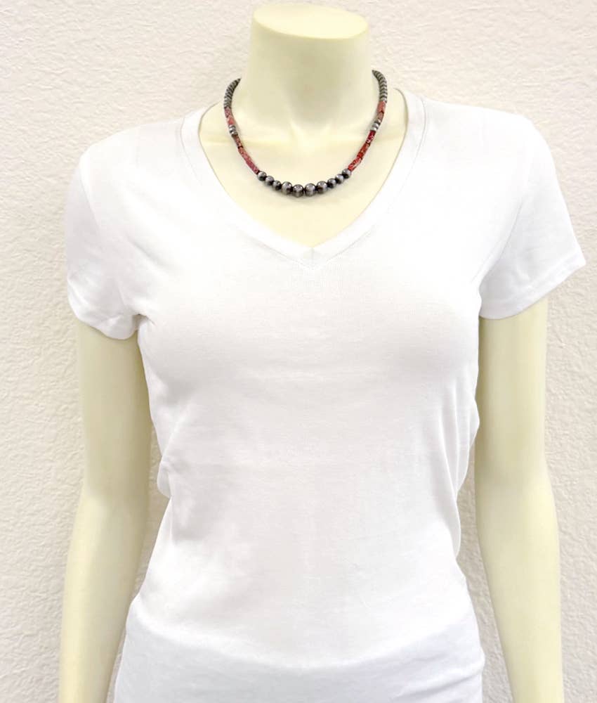 Humboldt 18" Handmade Navajo Gemstone Necklace