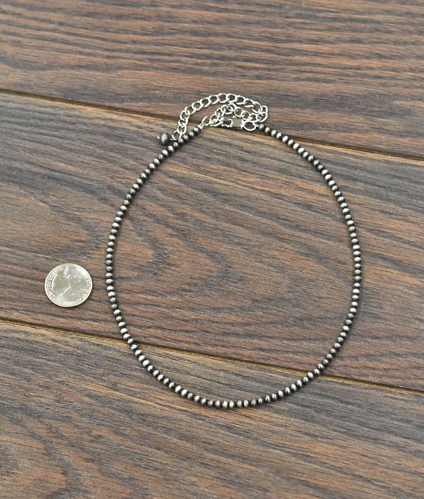 Columbia 16" 4mm Western Bead Necklace
