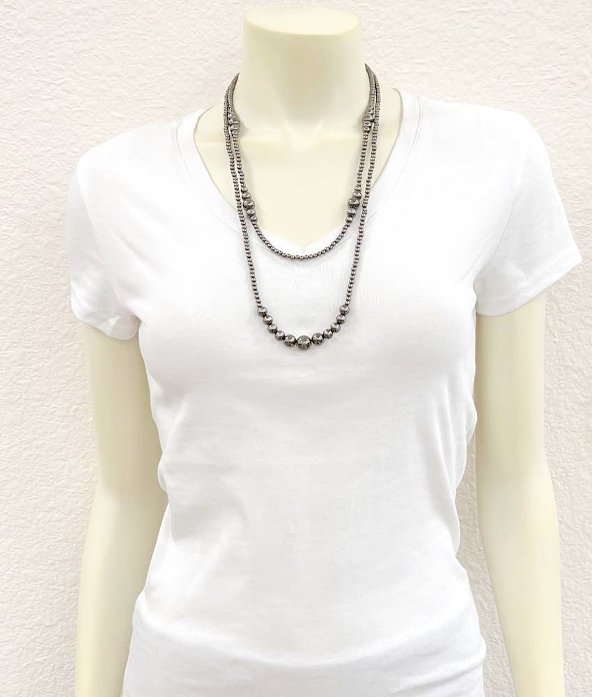 Austin Handmade Polish Navajo Bead Necklace