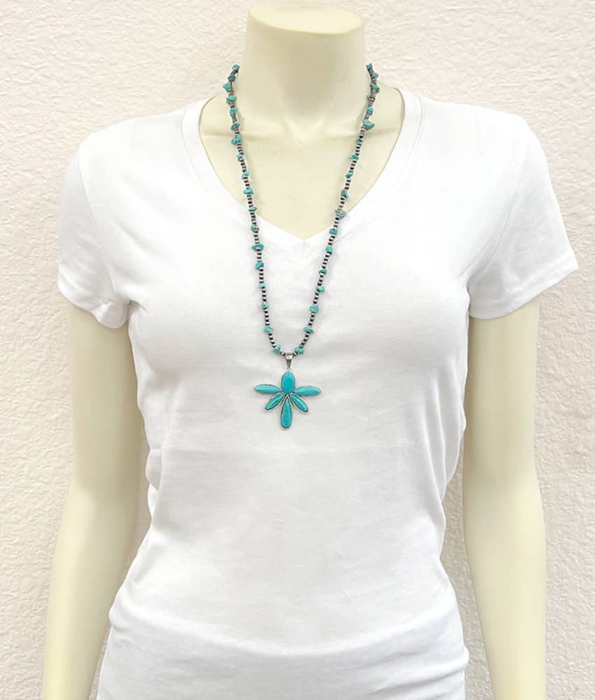 26" Navajo Turquoise necklace