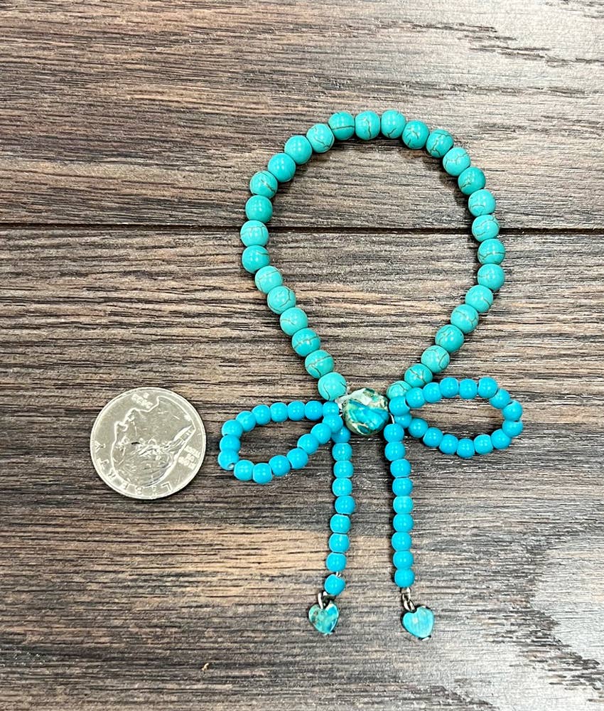 Honey Handmade Ribbon Stretch Bracelet