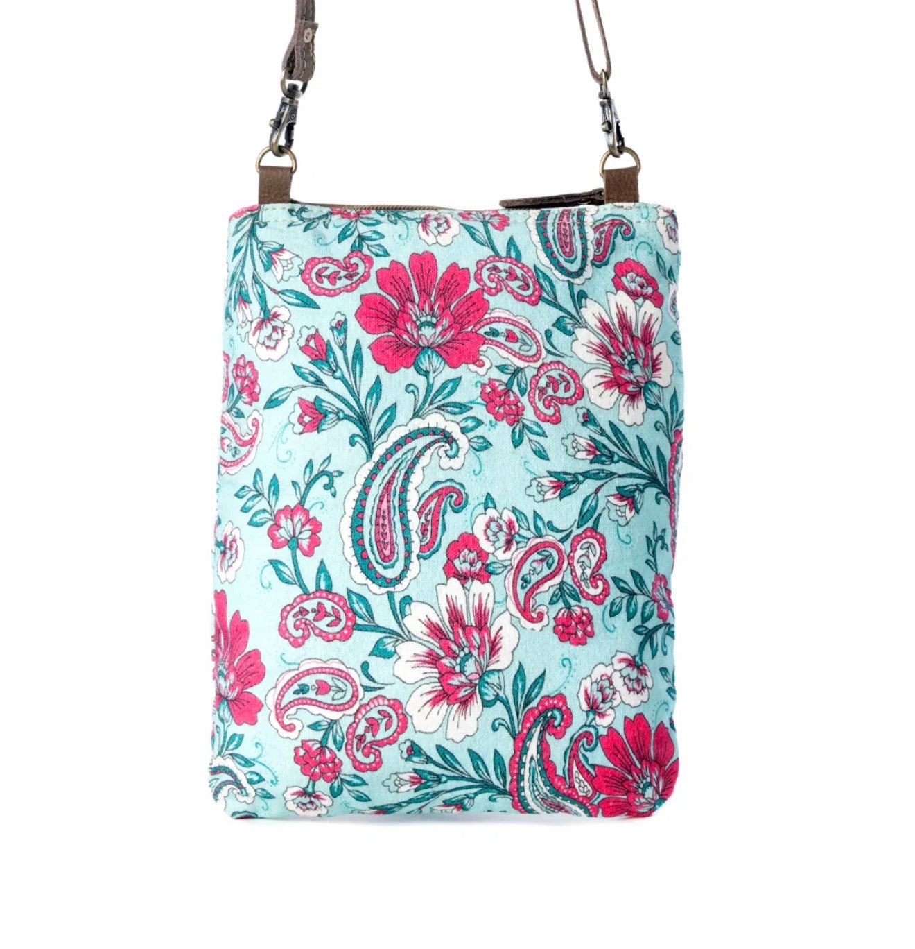 Paisley Spring Floral Crossbody Bag