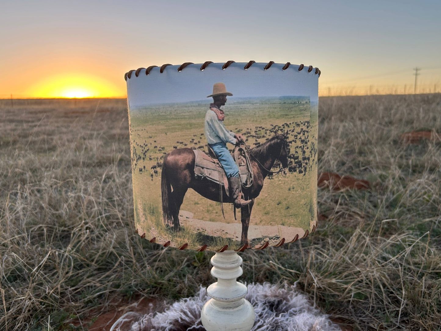 Lampshade The Plainsman in Color