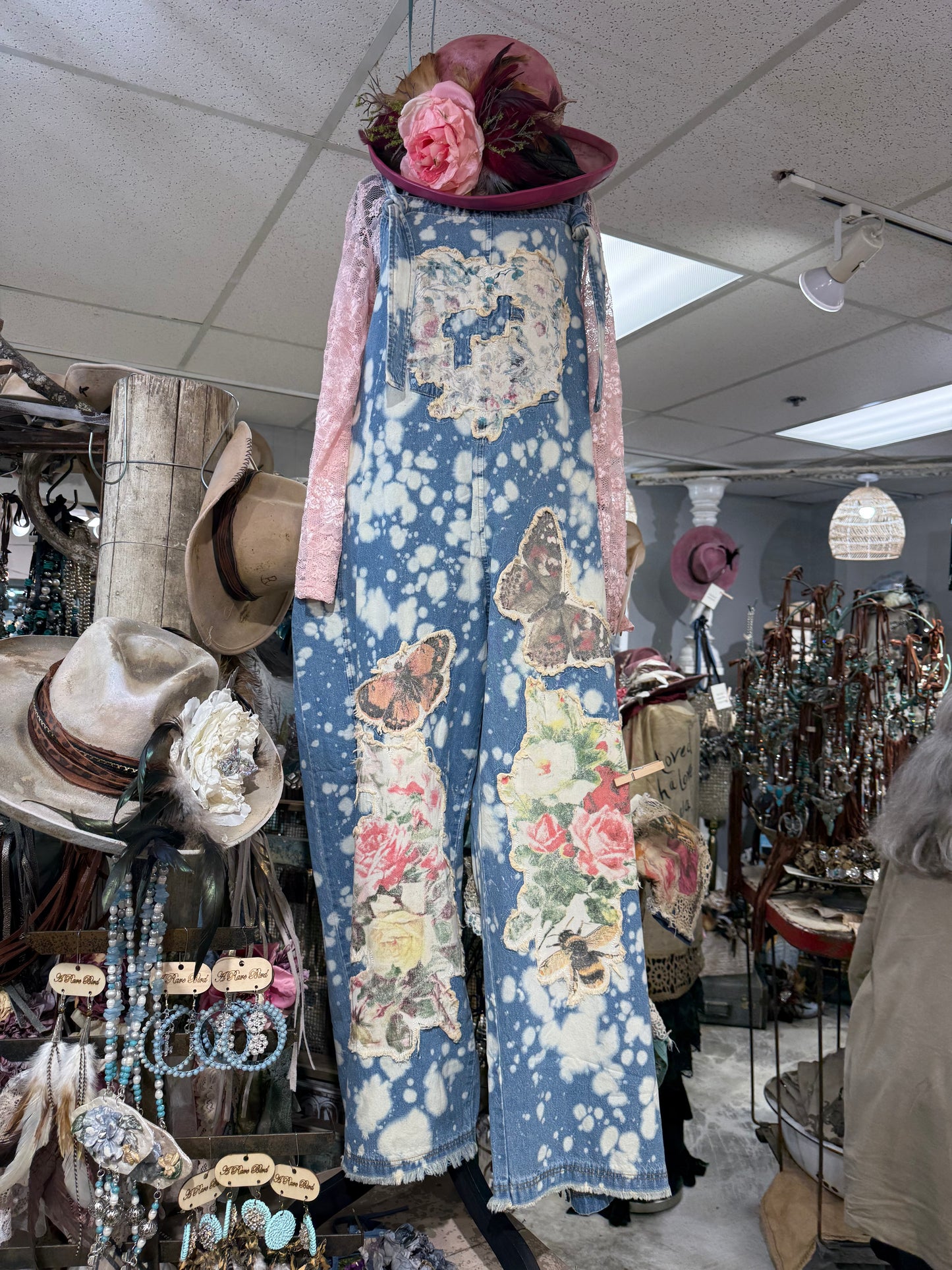 Garden Butterfly Overalls