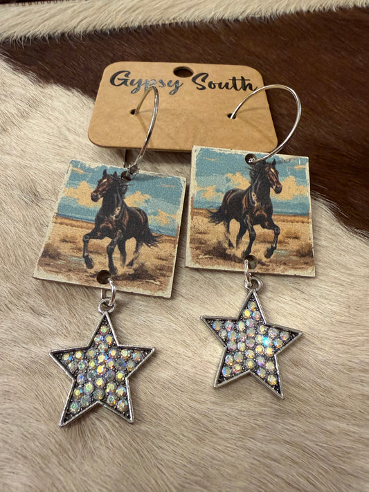 Black Beauty Earrings