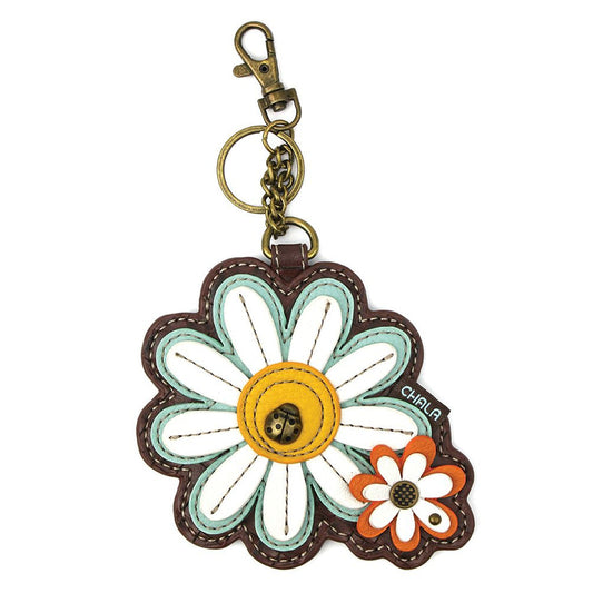 KEY FOB COIN PURSE - DAISY
