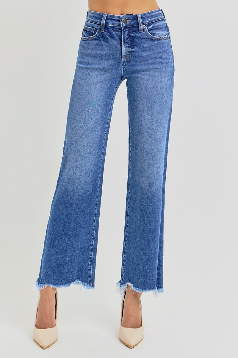 Risen Tummy Control Straight Jeans