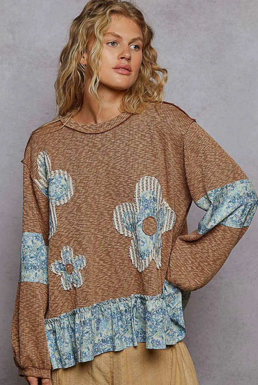 Rustic Brick Pullover