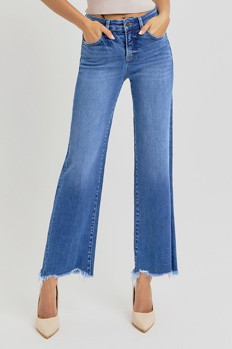 Risen Tummy Control Straight Jeans