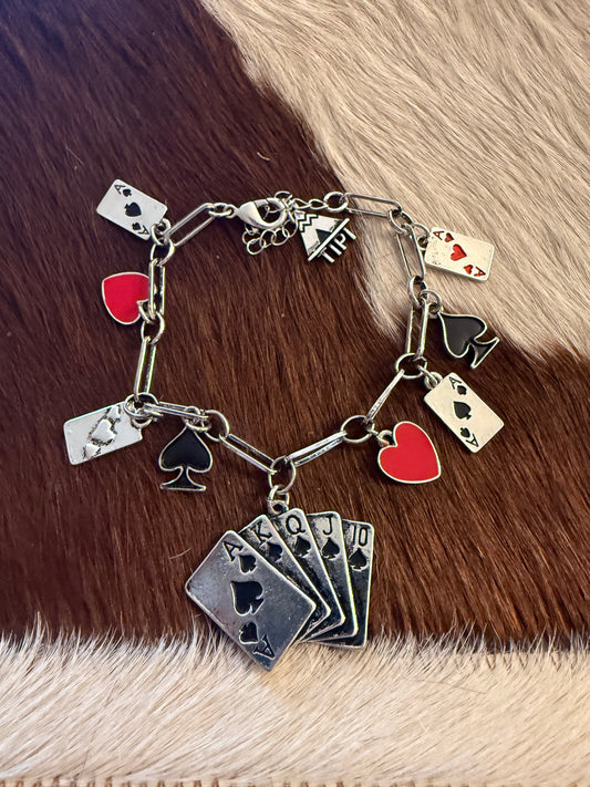 Show Your Hand Charm Bracelet