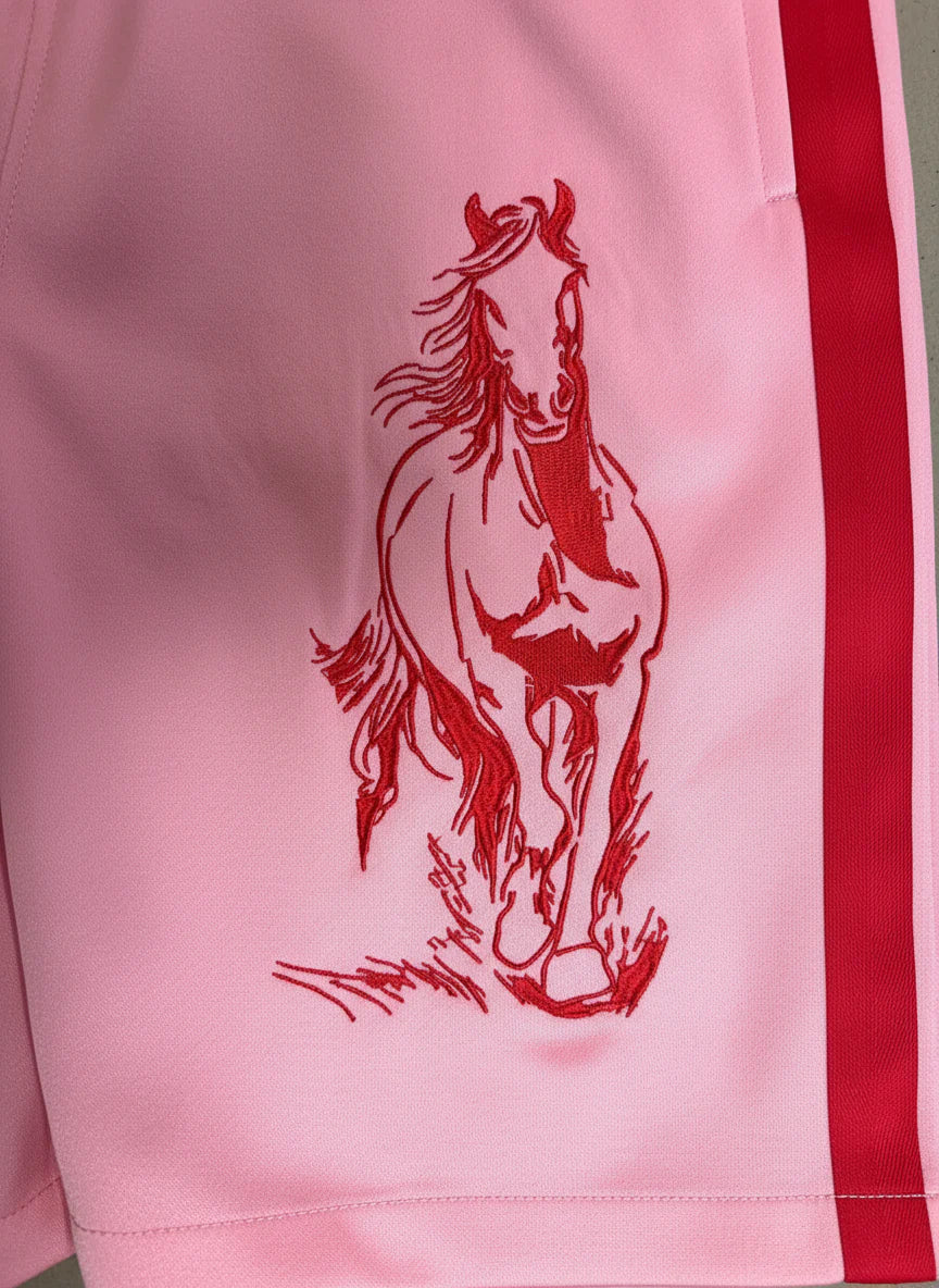 Pink Running Horse Sweatshirt OR Sweatpants (Sold Separately)