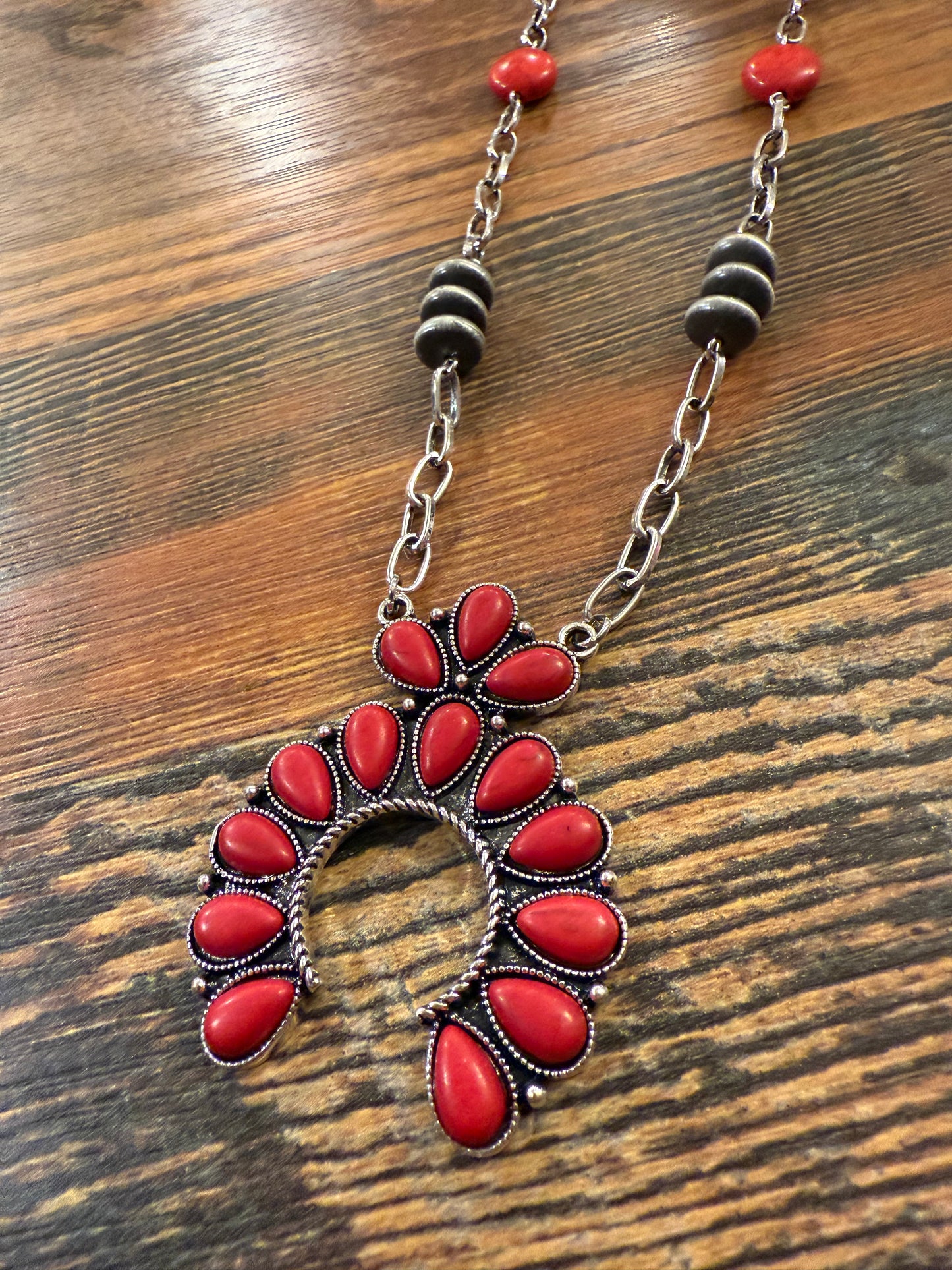 Red Squash Necklace