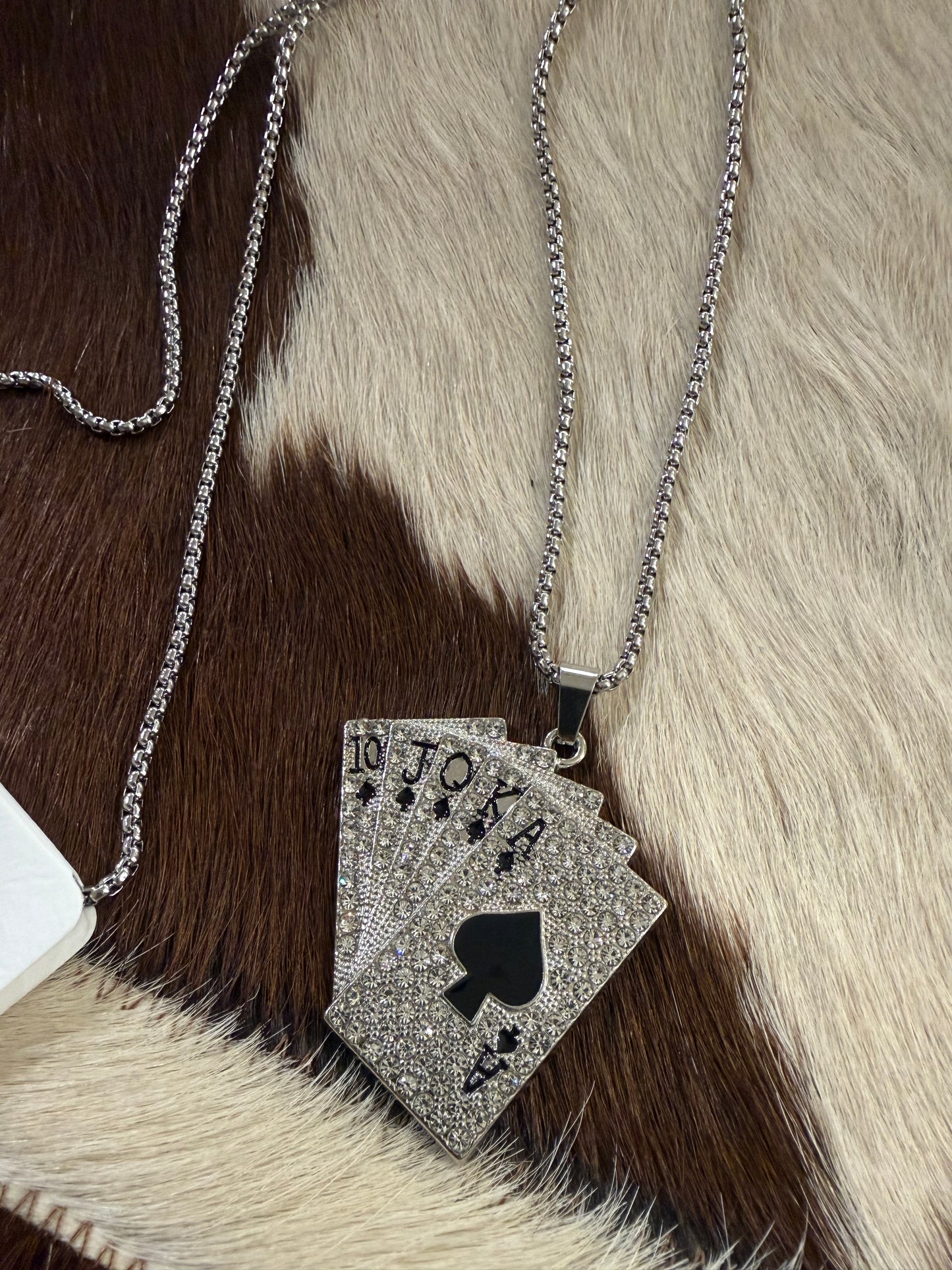Crystal Cards Necklace