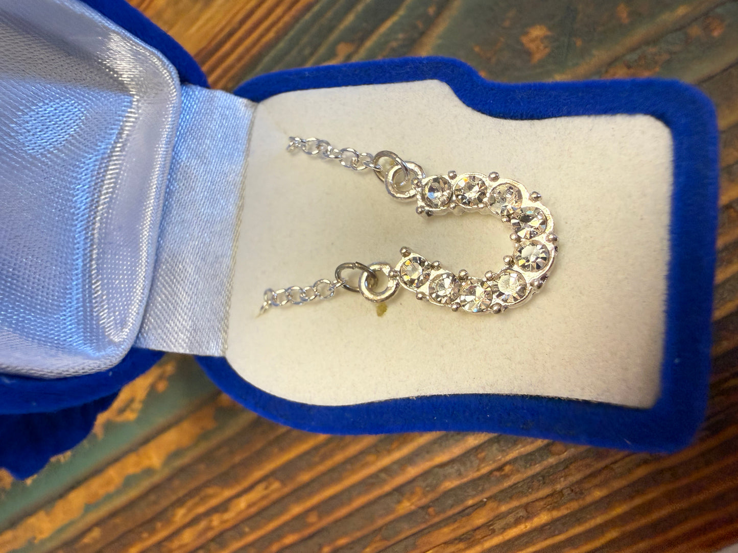 AWST Rhinestone Horseshoe Necklace