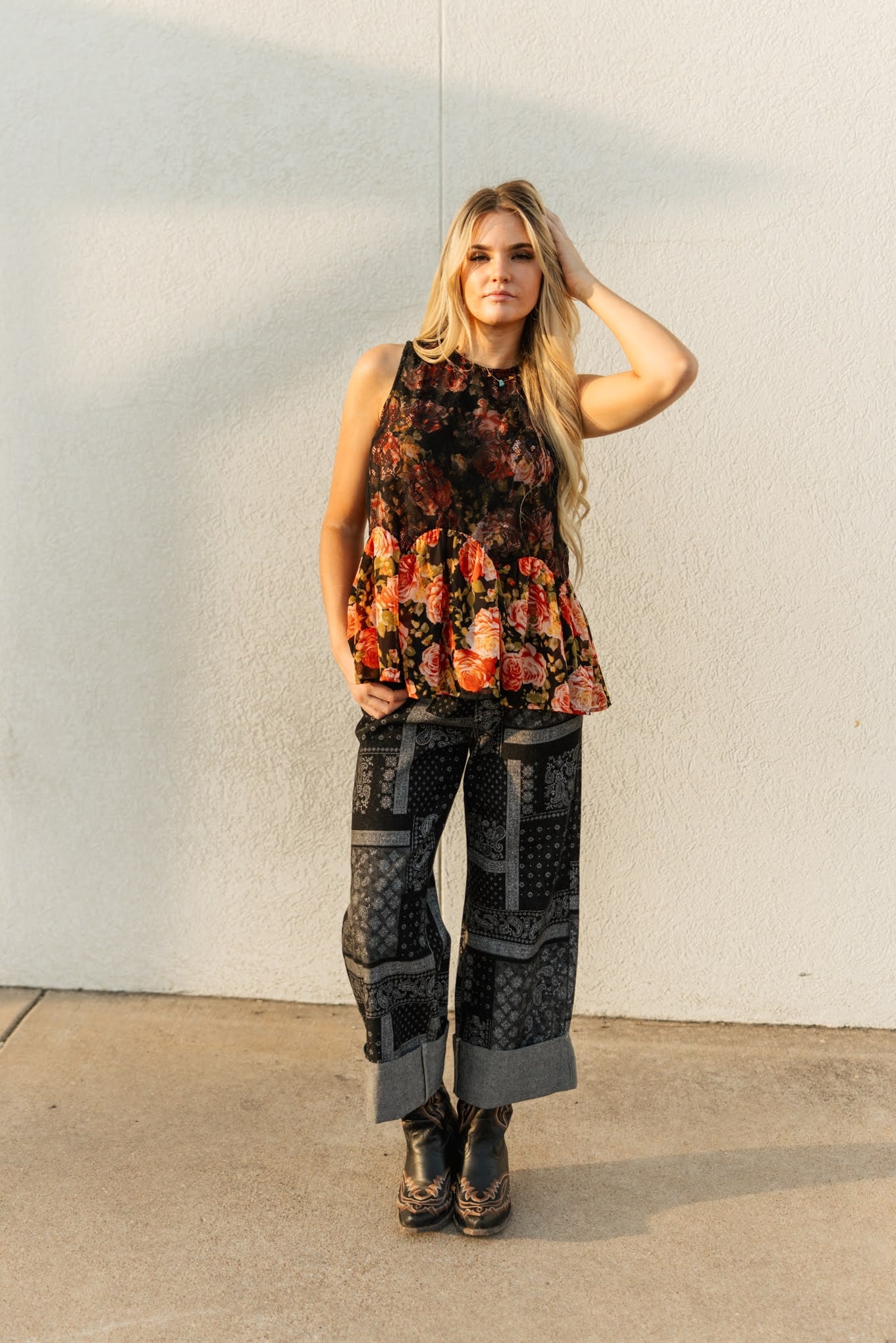 THE PAISLEY CUFF JEAN