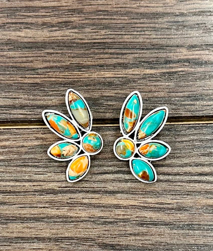 Maryville Western Gemstone Stud Earrings