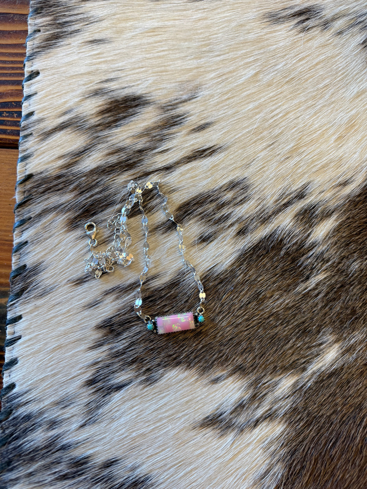 Pink Desert Darling Sterling Silver Necklace 💕