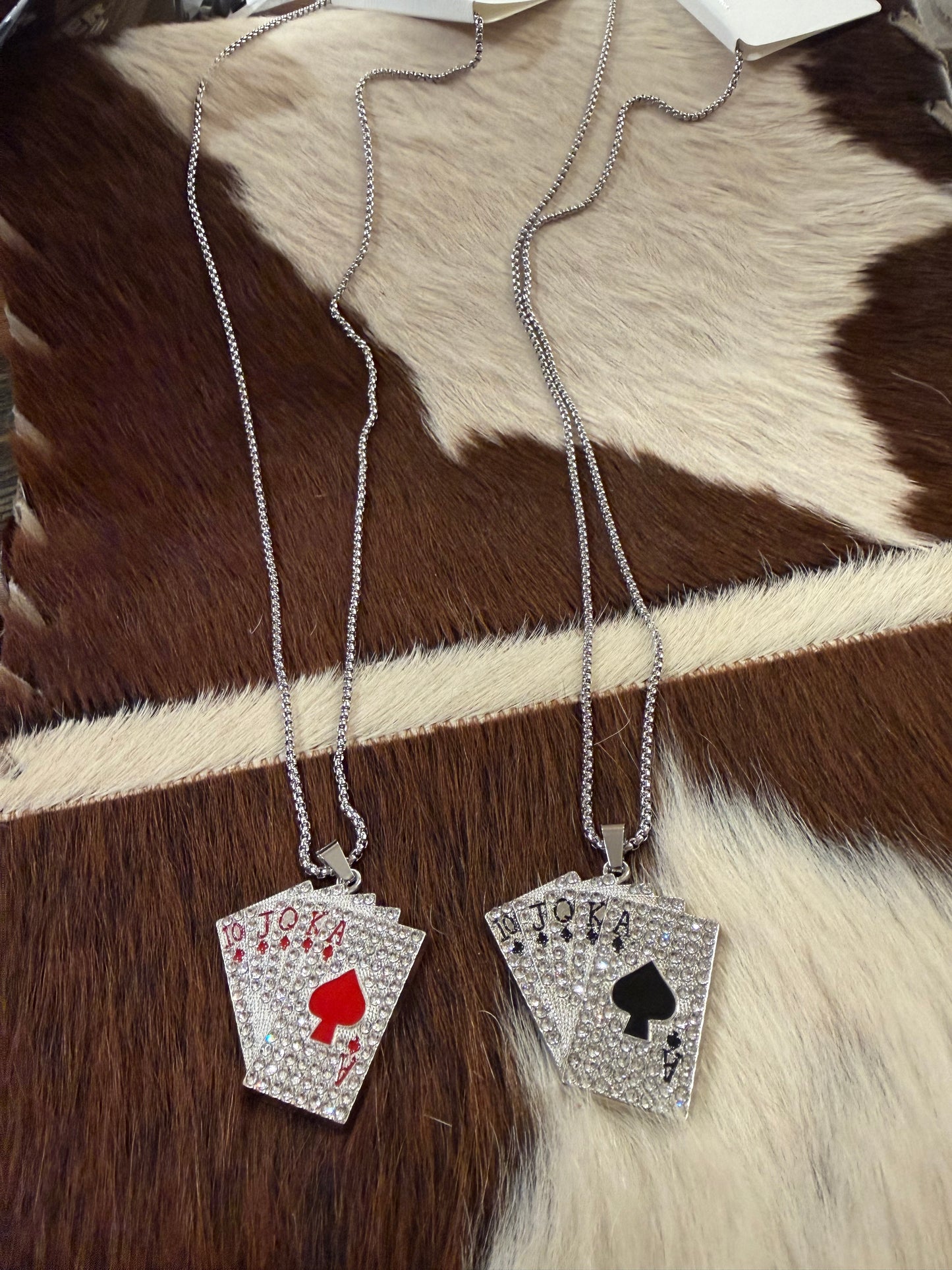 Crystal Cards Necklace
