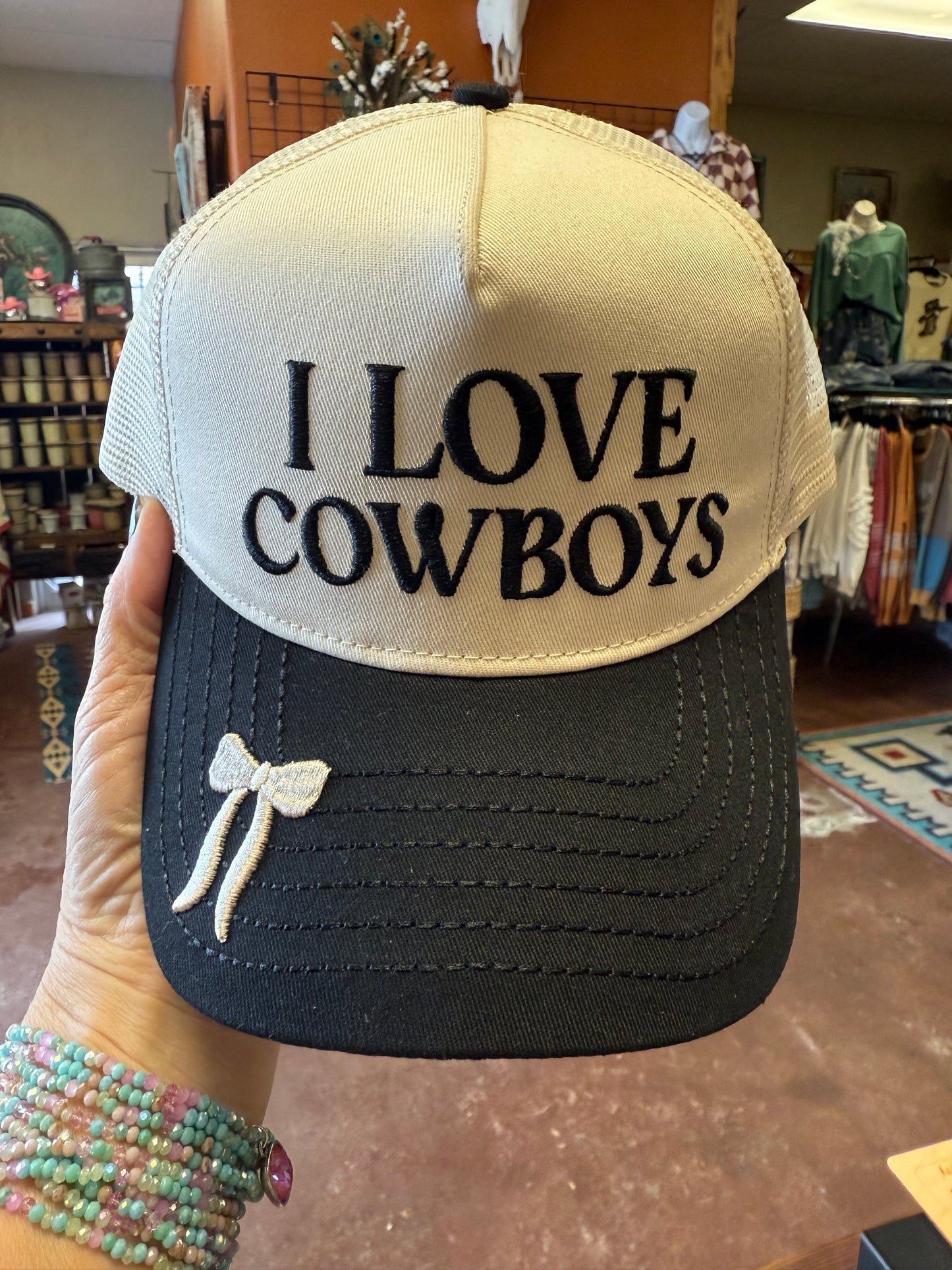 I Love Cowboys Hat