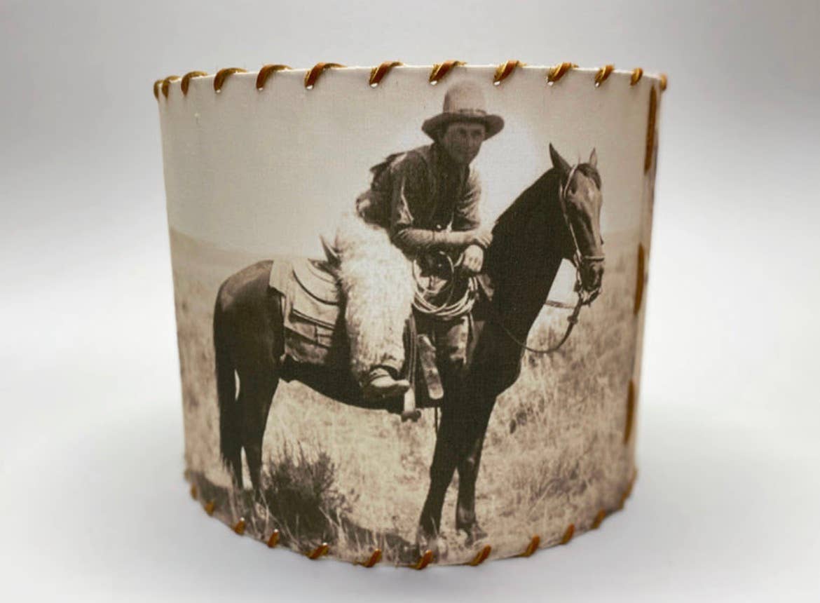 Lampshade West Texas Cowboys