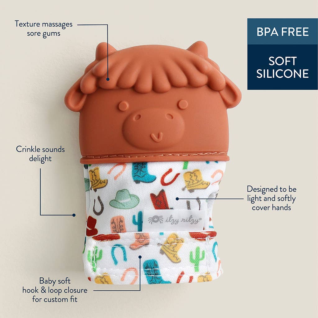 *NEW OPTIONS* Itzy Mitt™ Silicone Teething Mitts