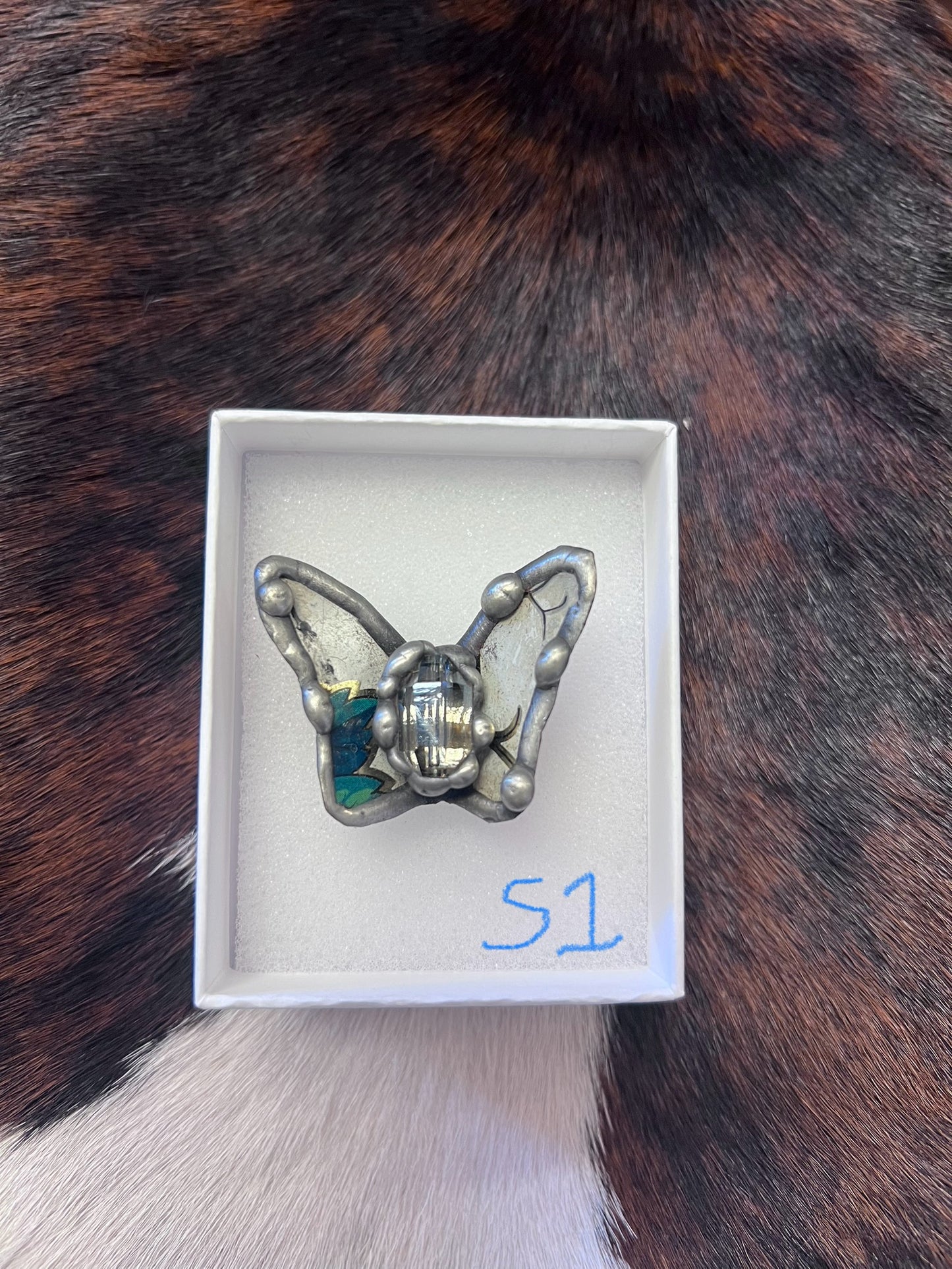 Art by Amy Butterfly Rings