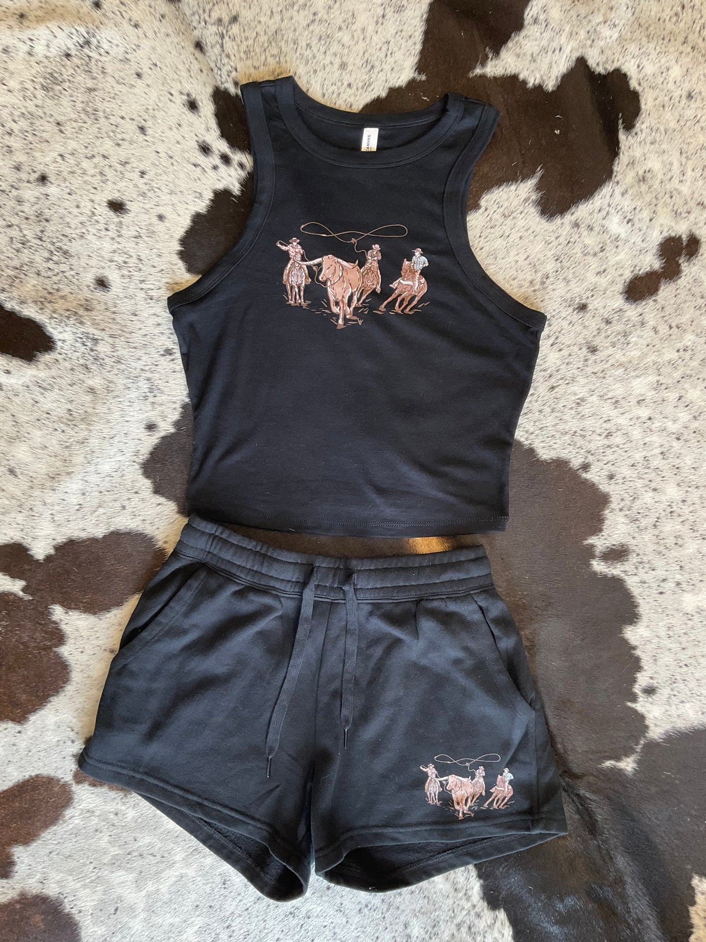 Roping Shorts Set